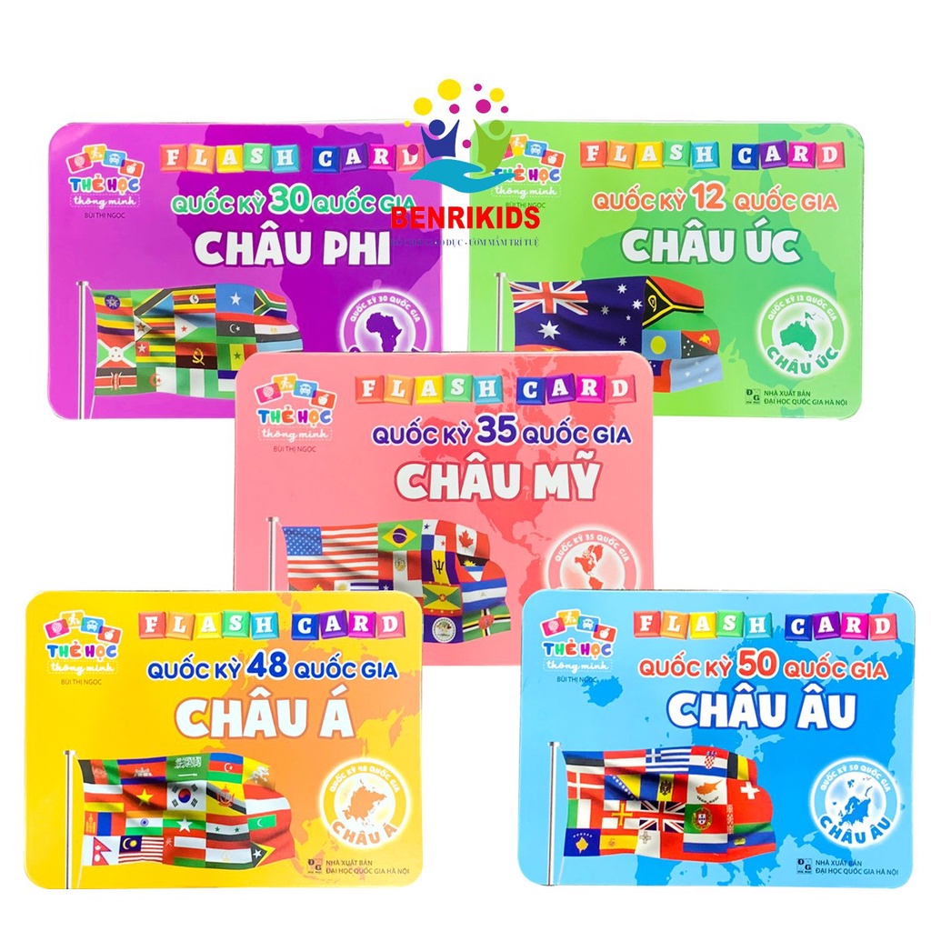 Đồ Chơi Cho Bé, Bộ Thẻ Học Về Chủ Đề Cờ Các Nước Trên Thế Giới, Thẻ Flash Card Quốc Kỳ Các Quốc Gia