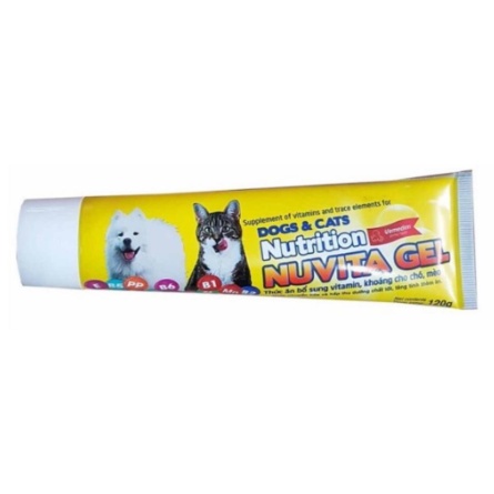 Gel dinh dưỡng chó mèo Nuvita 120gr
