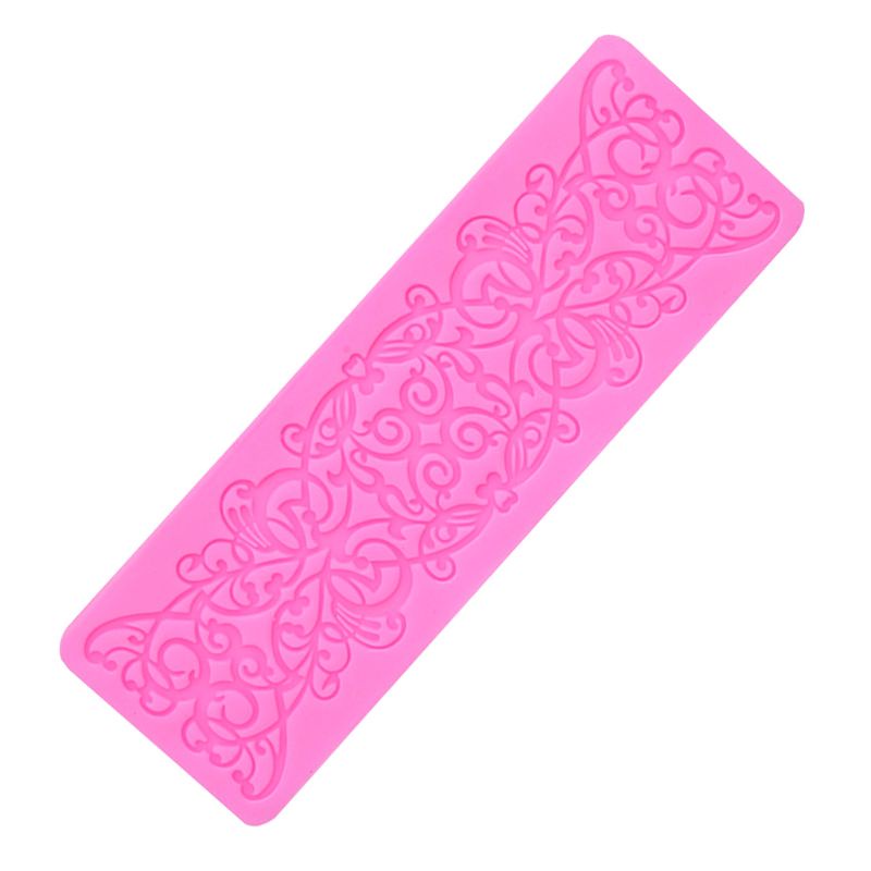 Khuôn Silicone Làm Bánh Quy / Sô Cô La / Bánh Quy / Kẹo Ngọt Họa Tiết Hoa Whi DIY