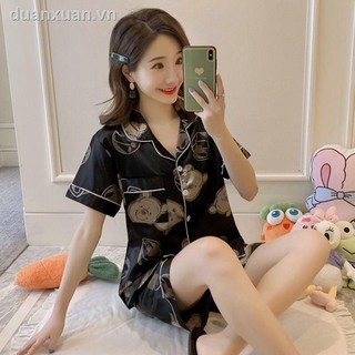 Bộ Đồ Ngủ Bằng Lụa Lạnh Cỡ Lớn Cho Cặp Đôi