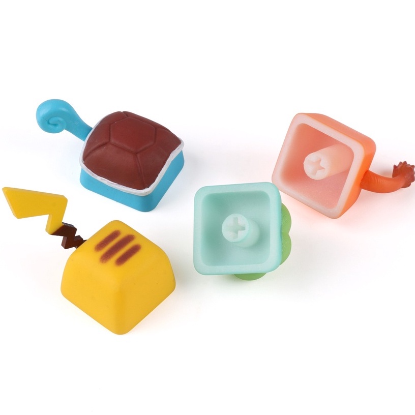 Bộ Phím Rời In Hình Pokemon Sáng Tạo Cho Bé