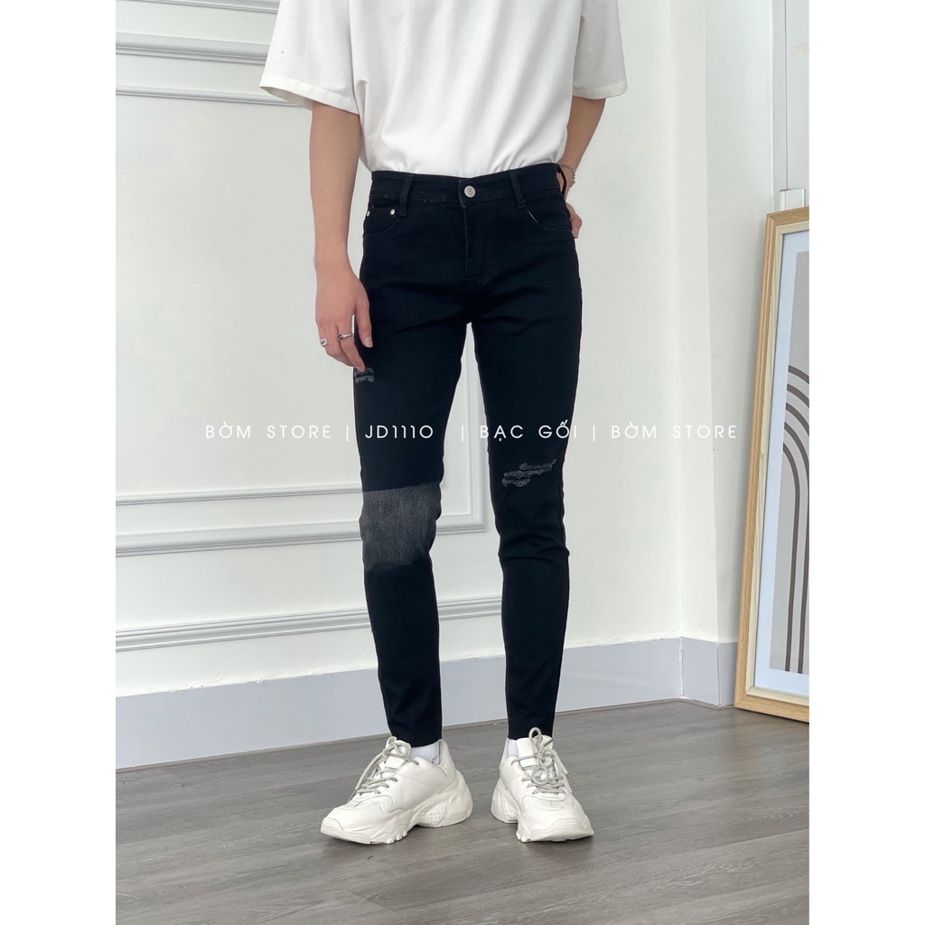Quần Jean Dài Nam Bạc Gối BEACON DENIM Form Slim Fit JD1110