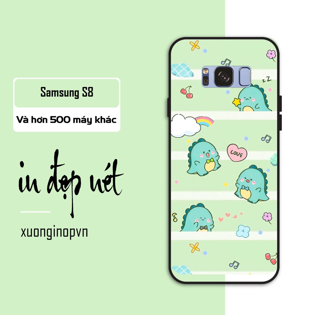 Ốp lưng Samsung S7 Edge/ S8/ S8 Plus/ S9/ S9 Plus in hình chú khủng long cute dễ thương