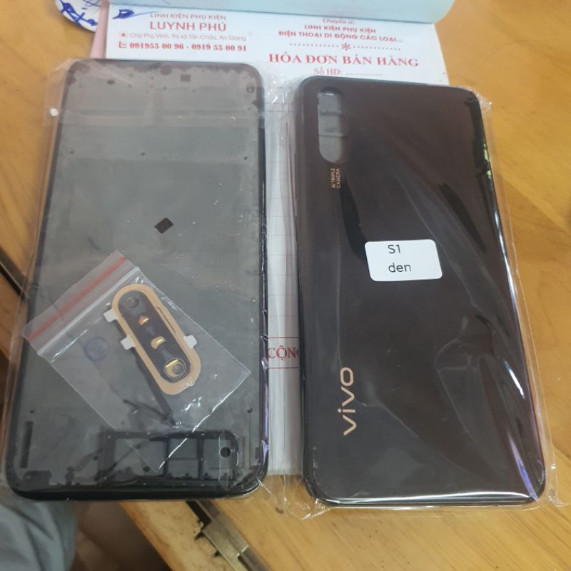 Vỏ vivo s1 có khay sim khung xương benzen đẹp bao test