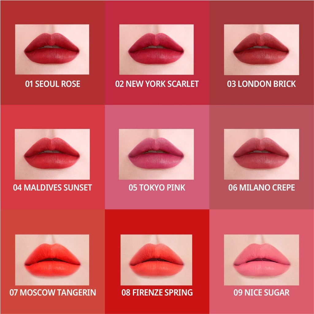 [GIFT] Son Lì Merbliss City Holic Lip Rouge - Matte 3.1g