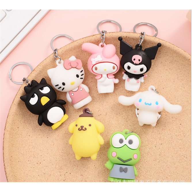 Móc khóa 7 mẫu hoạt hình dễ thương - Giá rẻ nhất