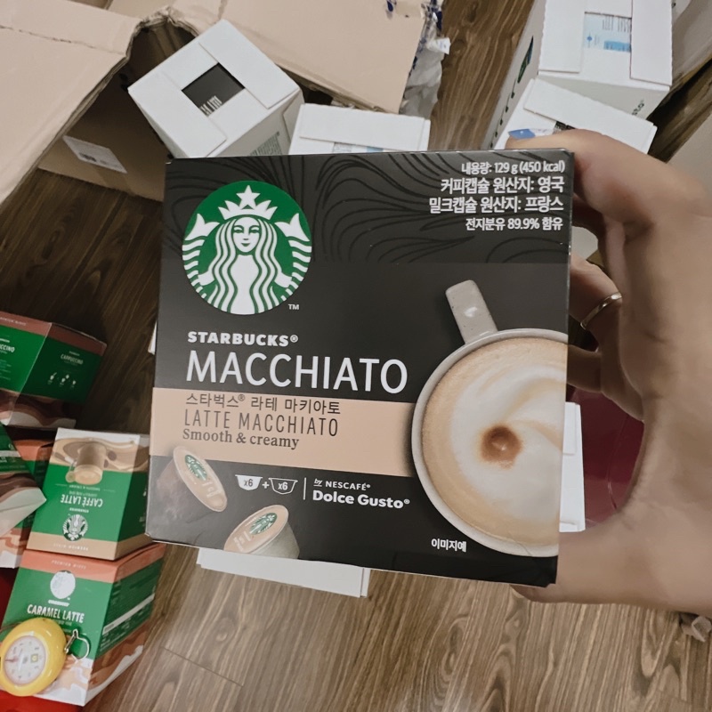 Cà phê viên nén Iced caffe americano  Dolce Gusto Starbucks Hàn Quốc