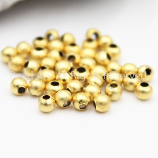 3mm charm bi mạ vàng, phối vòng tay phong thuỷ, chuỗi hạt, trang sức s50 - bead art