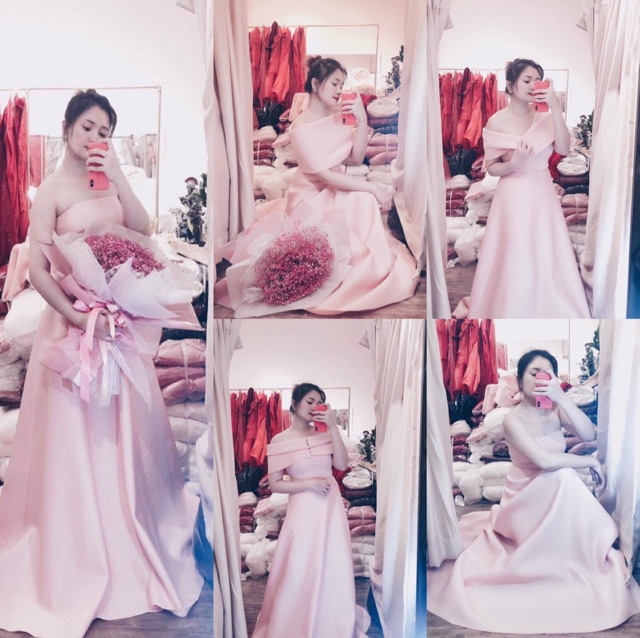 Ảnh và video thật 1000 % ĐẦM MAXI 5 in 1 cục xinh