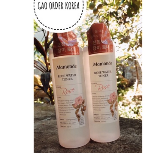 [Sẵn] TONER NƯỚC HOA HỒNG MAMONDE ROSE 250ml