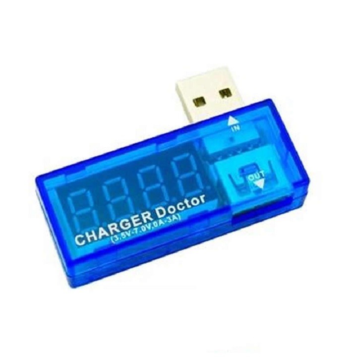 USB Đo Dòng Điện và Điện Áp DC 3A-LED