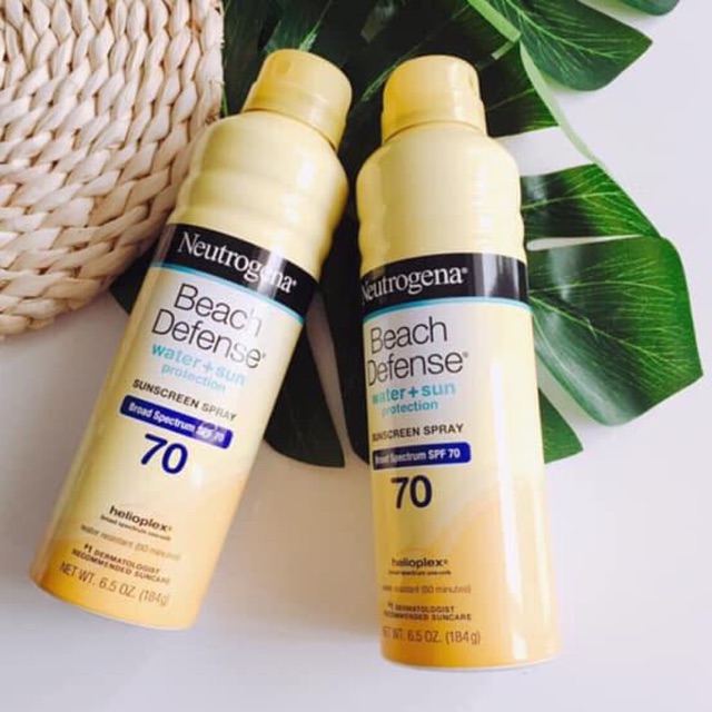 CHỐNG NẮNG DẠNG XỊT NEUTROGENA BEACH DEFENSE SPF 70