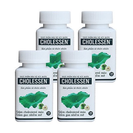 Cholessen Hộp 30 viên - hỗ trợ giảm mỡ máu, thanh lọc máu, giảm cholesterol trong máu
