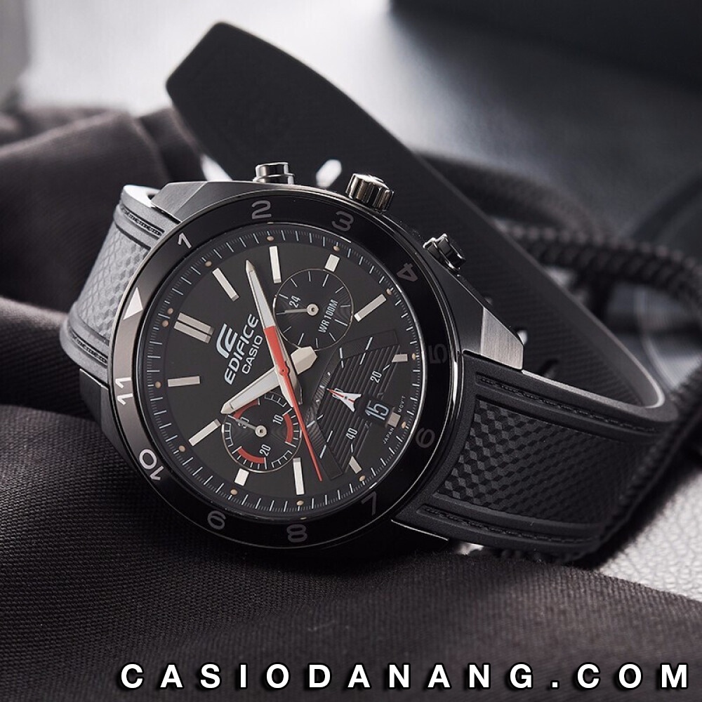 Đồng hồ nam dây nhựa Casio Edifice chính hãng Anh Khuê EFV-590PB-1AVUDF