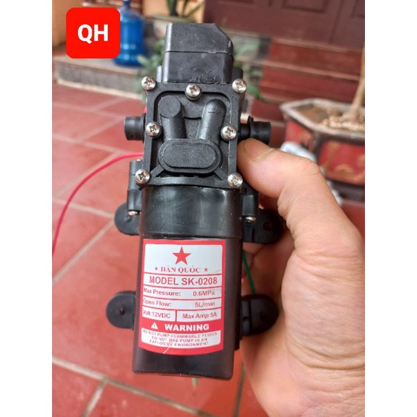 máy bơm 12v SU KA 6L /min - bơm 12V SK - 0208 /5l/min