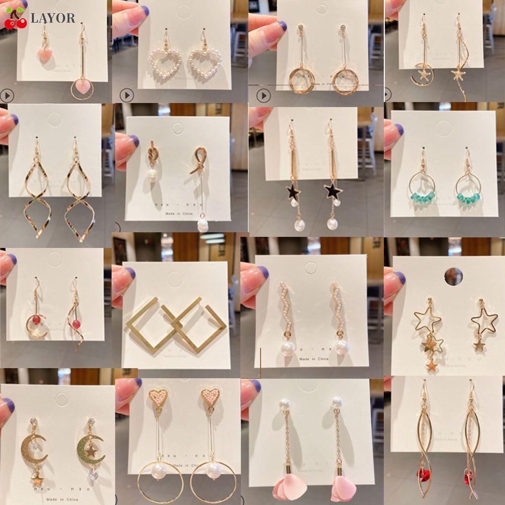 Bông tai ngọc trai đơn giản dễ thương xinh xắn phong cách thời trang cho nữ