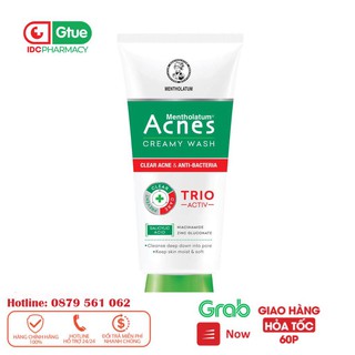 Sữa rửa mặt ngừa mụn Acnes Trio, giảm mụn trứng cá đầu đen, mụn cám, tắc lỗ chân lông, mụn ẩn, thâm cho nam, nữ_[IDC]