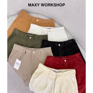Quần short năng động thoải mái chất nhung mịn short Maxy Workshop