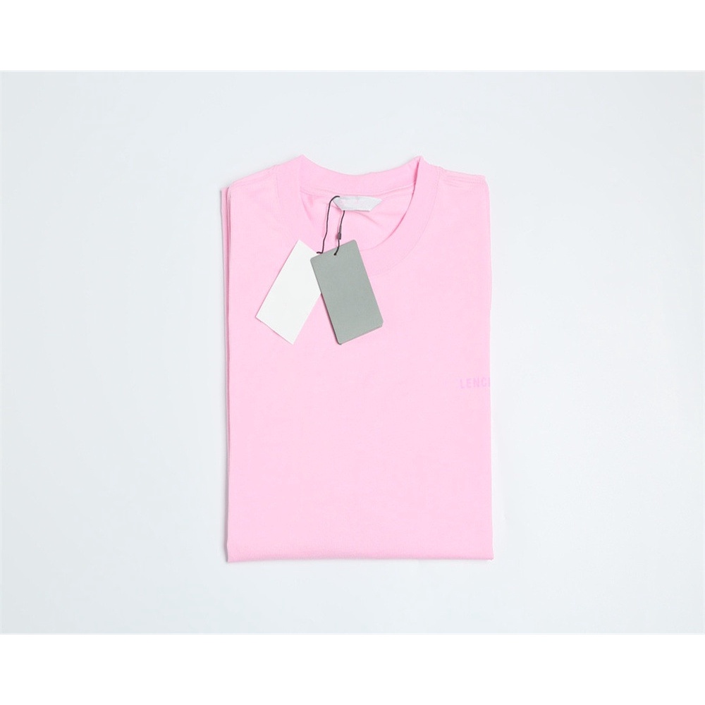 Áo thun tay ngắn in LOGO Balenciaga chữ cái tiếng anh trước sau thời trang mới cho cặp đôi OS 21SS