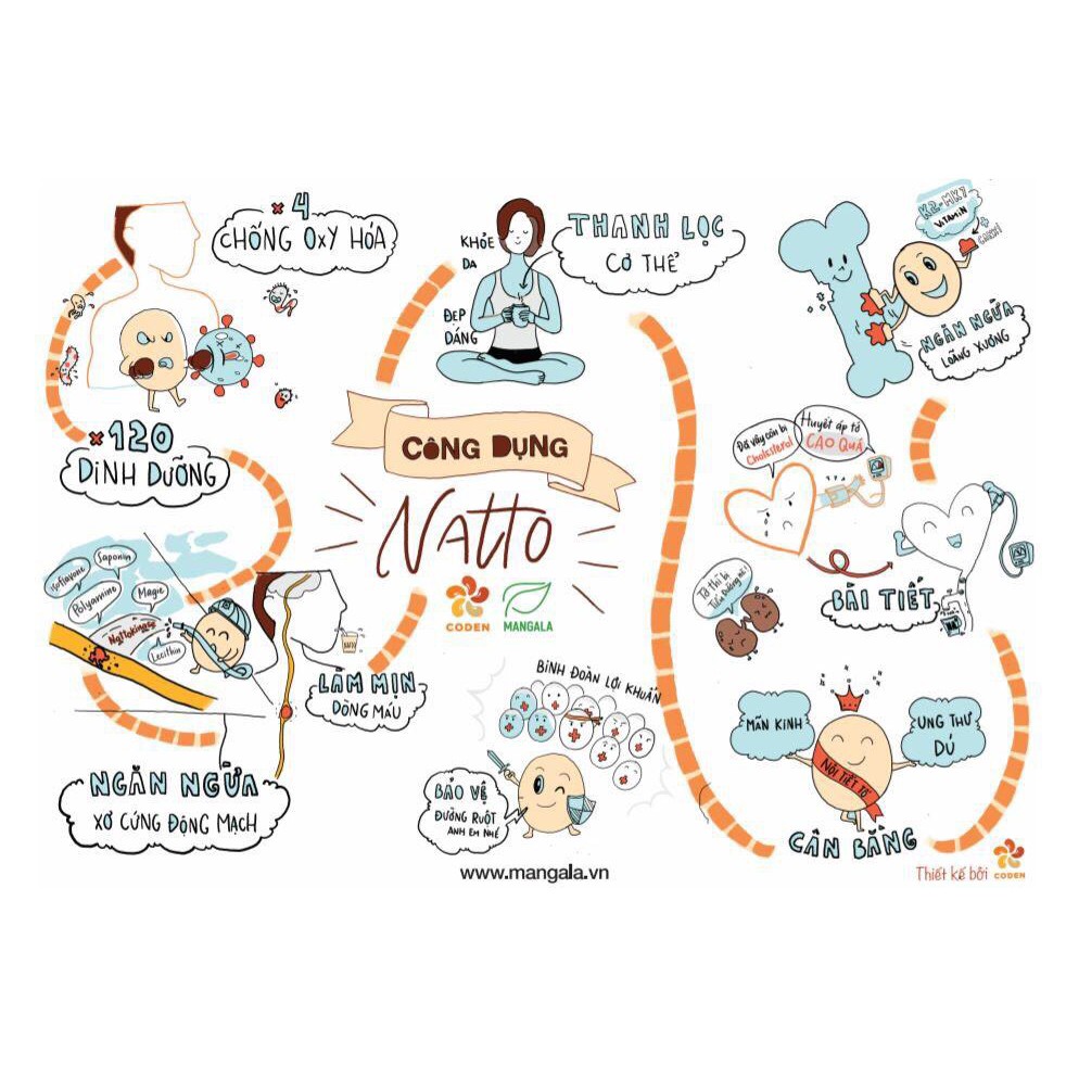 NATTO CODEN ❤ Đậu tương vàng/đen, đậu gà lên men ❤ Sấy lạnh từ Natto tươi 100g - Helen Store