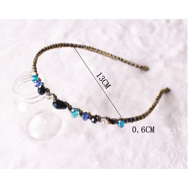 Bờm và cặp tóc đính đá