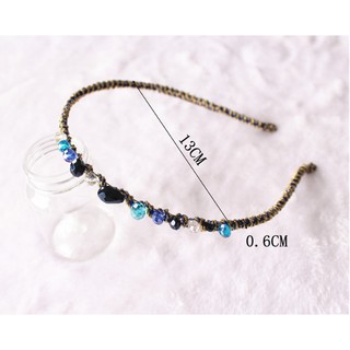 Bờm và cặp tóc đính đá