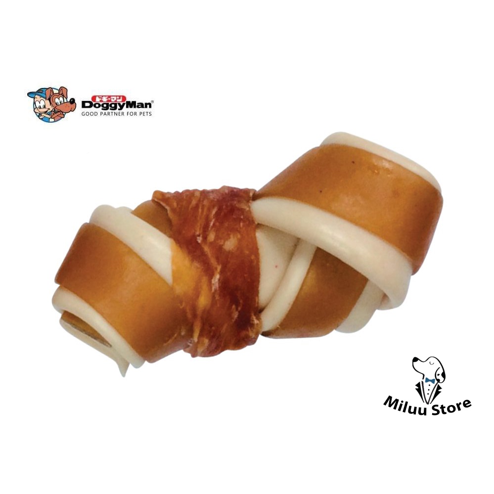 Xương cuốn thịt gà 10 cây DOGGY MAN [THỨC ĂN CHO CHÓ] (81627-tp)