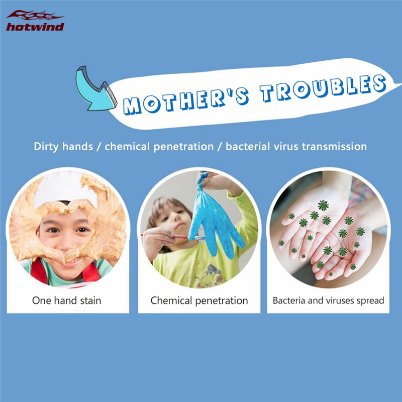 Hộp 20 găng tay cao su latex PVC đa năng cho trẻ em