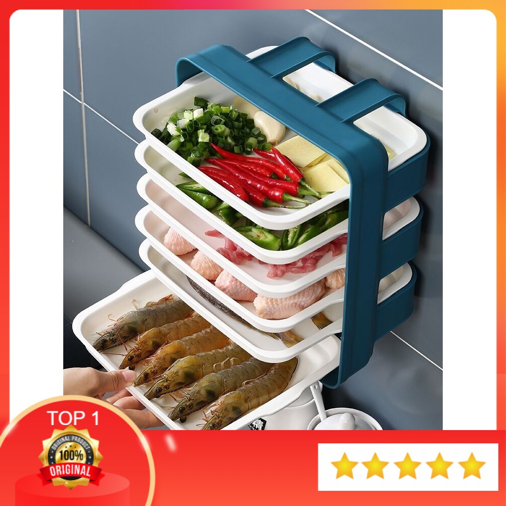 Giá Đựng Rau Củ 6 Tầng 1069 Đa Năng Tiện Dụng Cho Nhà Bếp