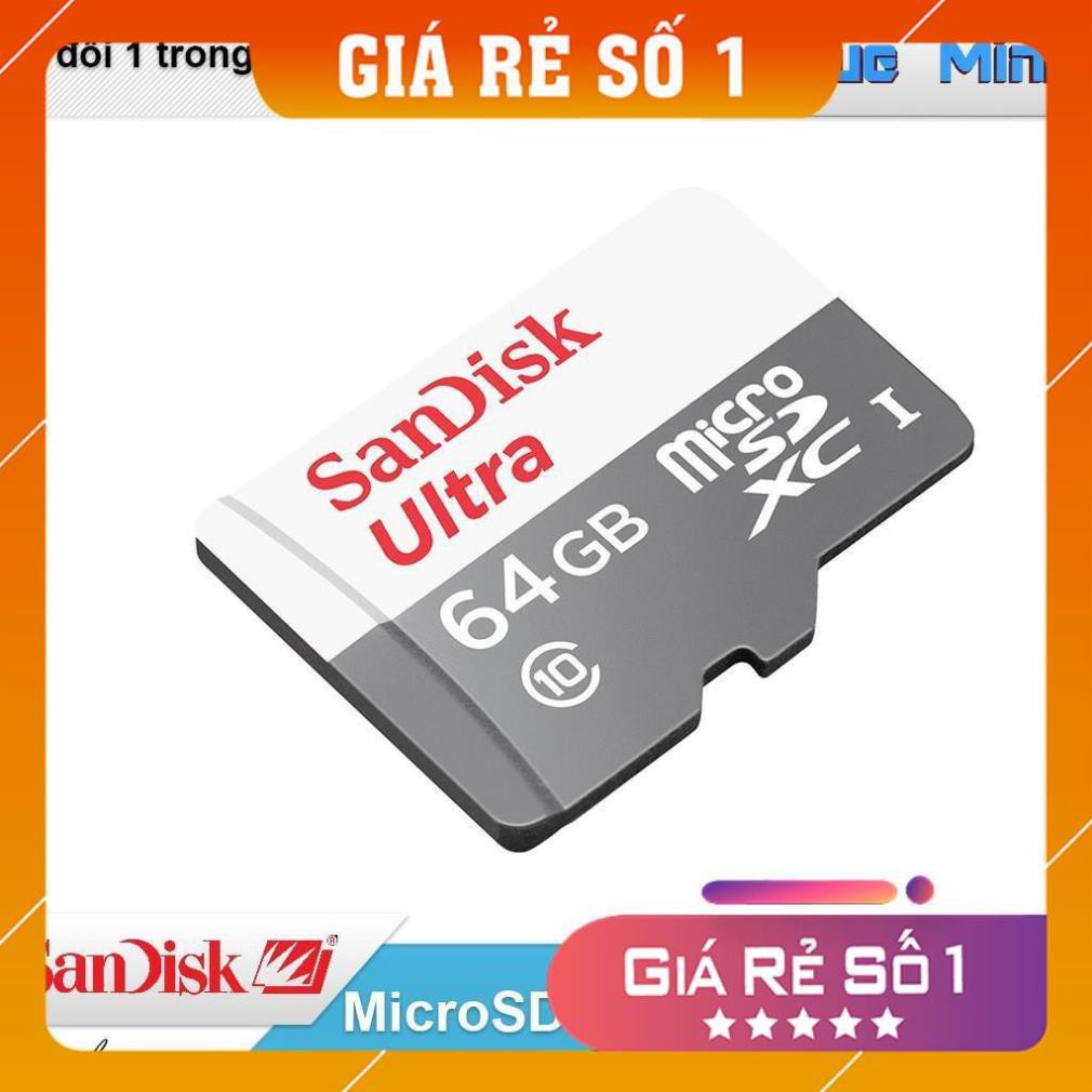 Thẻ nhớ MicroSDXC 64GB SanDisk Ultra Class 10 533x 80MB/s (shopmh59)