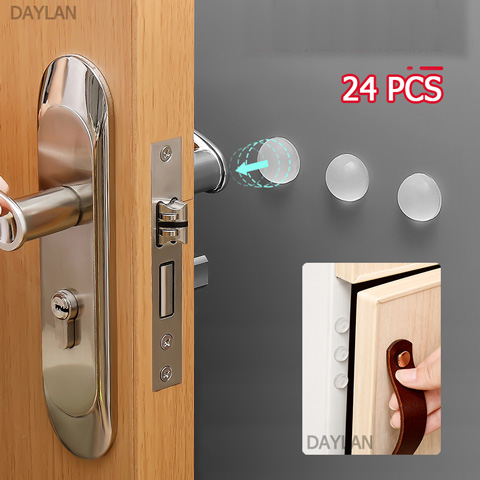 Bộ 24 miếng đệm không gây tiếng nhựa resin tổng hợp mềm chống va chạm và trượt cho phòng tắm