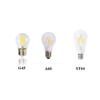 Bóng Đèn - Đèn led Edison G45- A60-  ST64 - Đui đèn E27