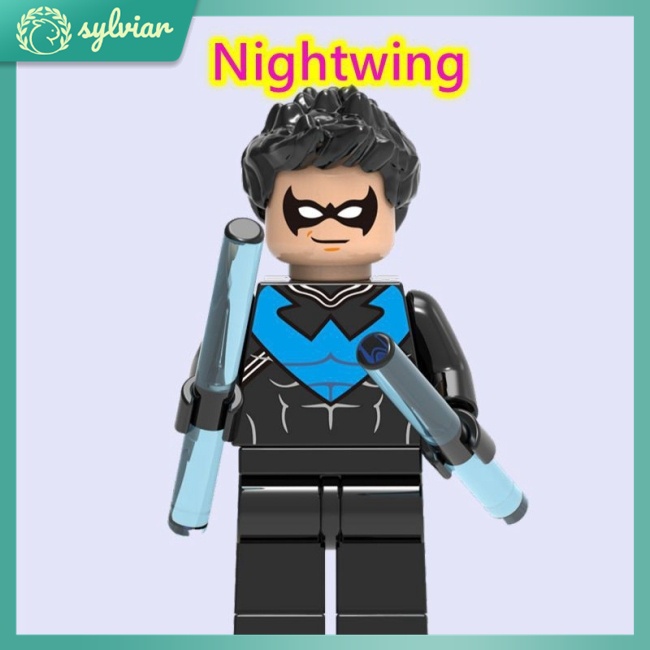 [sylviar] Đồ Chơi Lego Minifigures DC Hình Phim Blackwing Robin Arkham Knight Teen Titans Nightwing