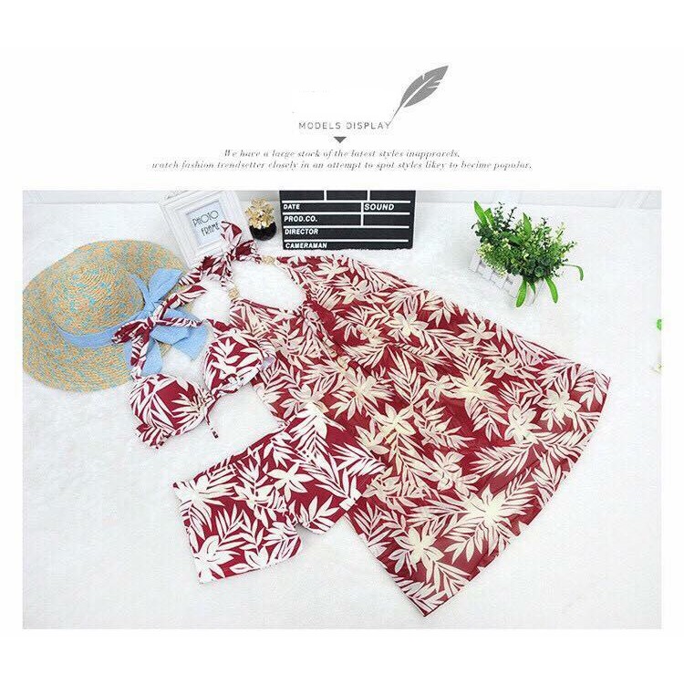 Bộ bơi hoa nhí kèm váy 3 chi tiết | BigBuy360 - bigbuy360.vn