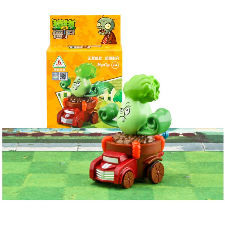 Đồ chơi plants vs Zombies mô hình xe ô tô cải Bonk Choy H28010