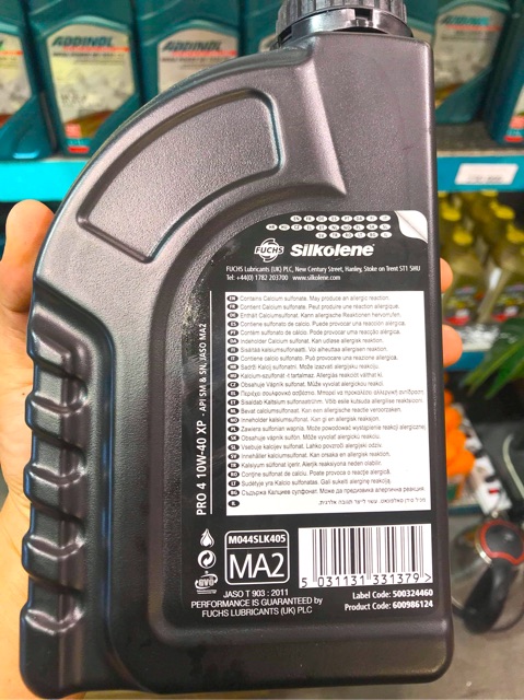 Combo Nhớt Fuchs Silkolene Pro 4 10W-40 XP + Lọc Nhớt Suzuki Yamaha