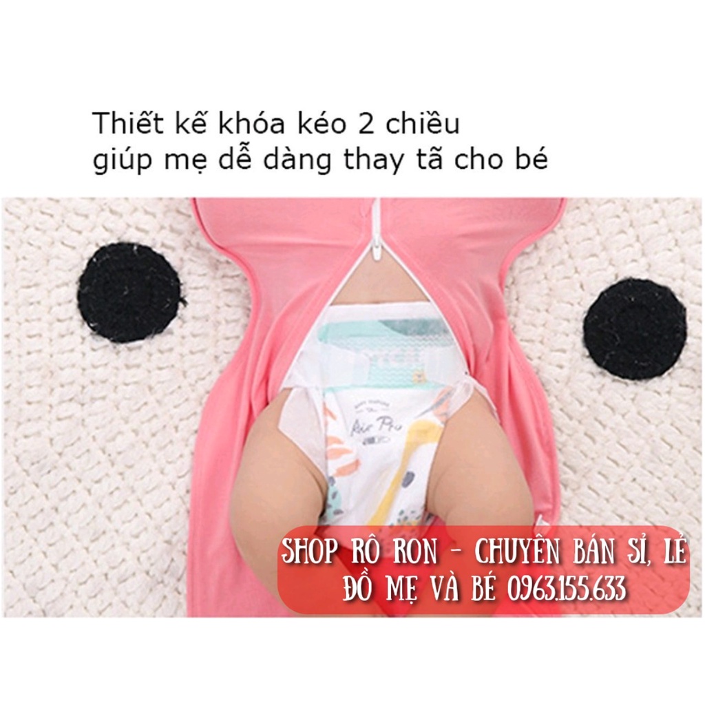 [Chính hãng] Quấn chũn sợi tre MANNY - Nhộng chũn cho bé sơ sinh, mềm mát, co giãn tốt - Shoproron