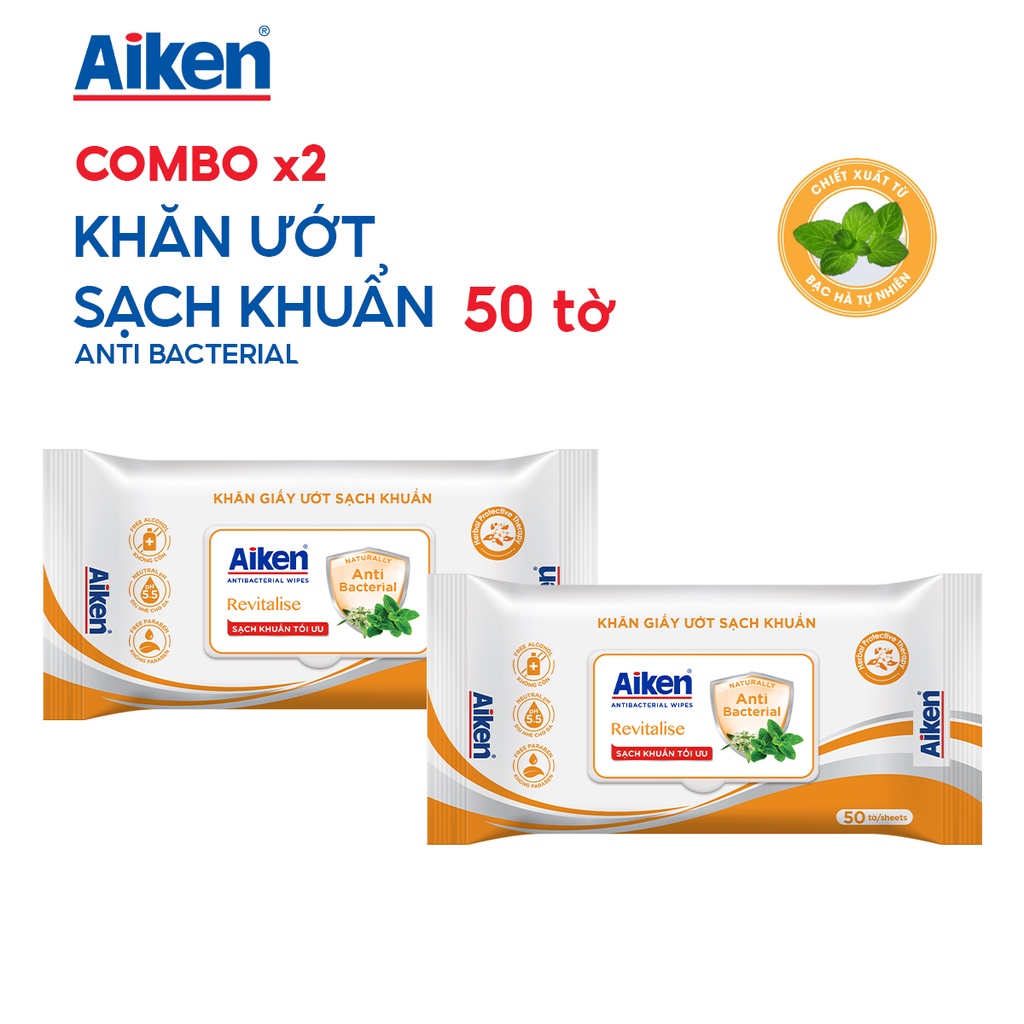 Aiken - Combo gia đình sạch khuẩn bạc hà số 4