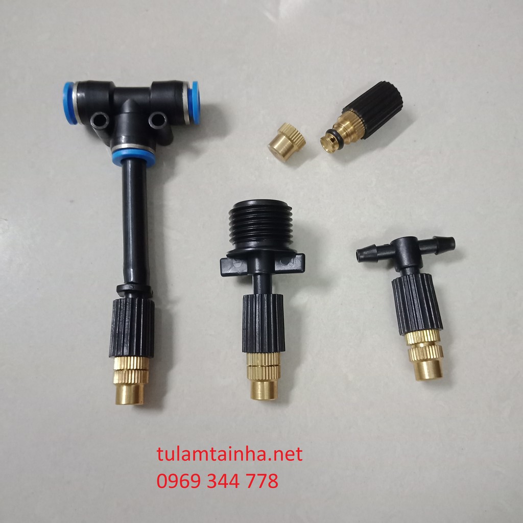 Béc đồng dùng tưới lan, phun sương làm mát mái nhà