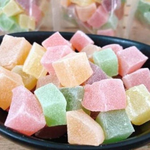 500gr KẸO DẺO TRÁI CÂY DÂU SỮA ĐÀ LẠT THƠM, NGON