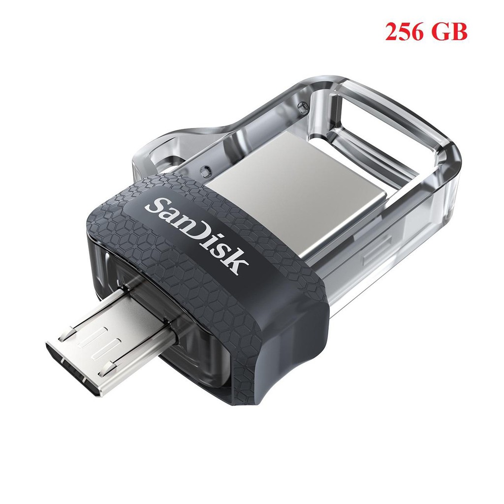 USB OTG SanDisk Ultra 256GB Dual Drive m3.0 150MB/s (Bạc)