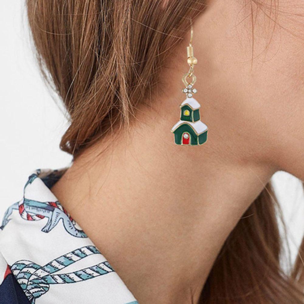 Bông Tai Hình Cây Thông Giáng Sinh Thời Trang