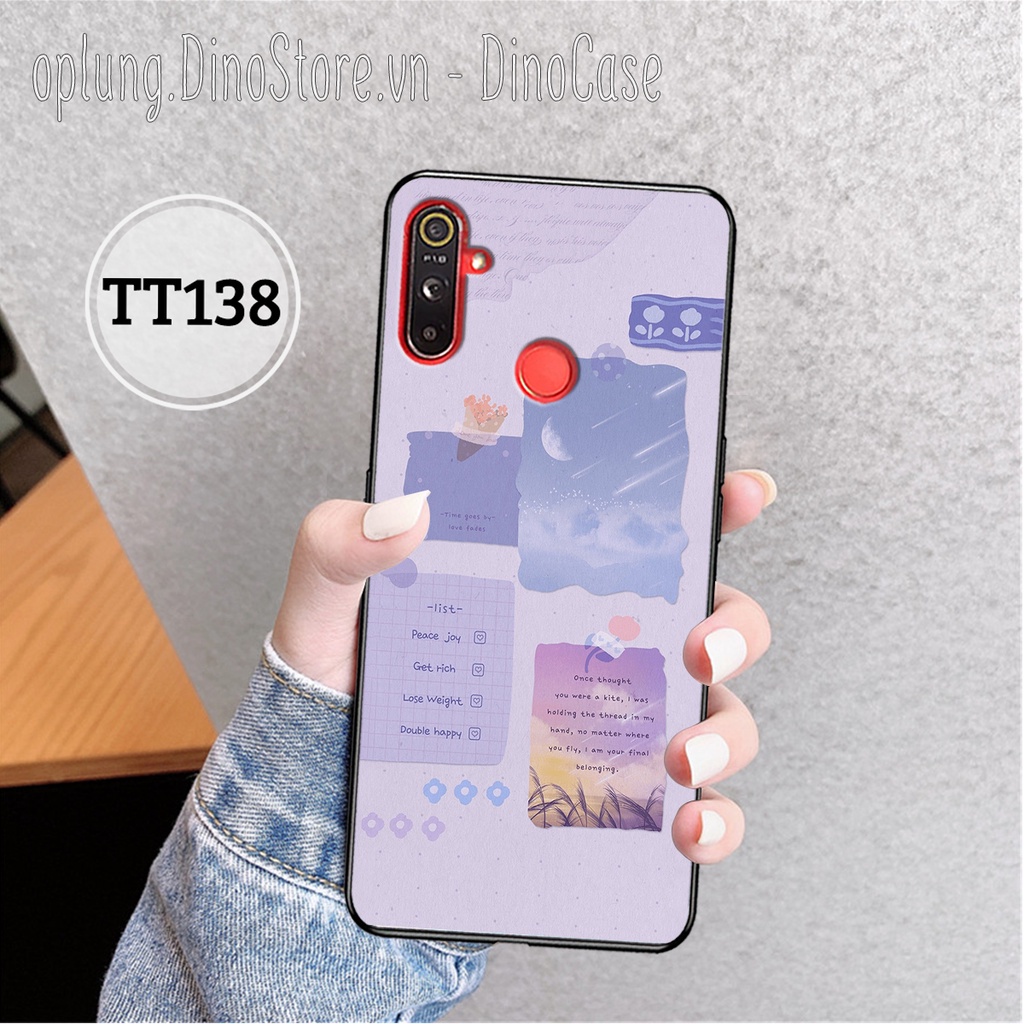 Ốp lưng Realme 5/5i/C3 - Reame 5 Pro - Realme 6/6Pro - Ốp Realme cứng viền silicon in hình vintage nhẹ nhàng dễ thương.