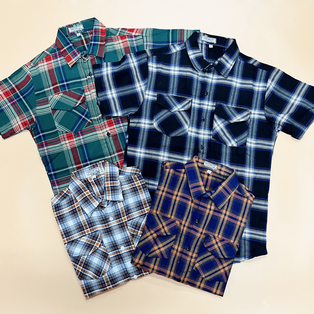 (HCM) ÁO SƠ MI CARO NAM TAY NGẮN SIÊU ĐẸP THỜI TRANG MỚI ĐỘC LẠ CHO CÁC ANH EM BỐN MIỀN KME FASHION