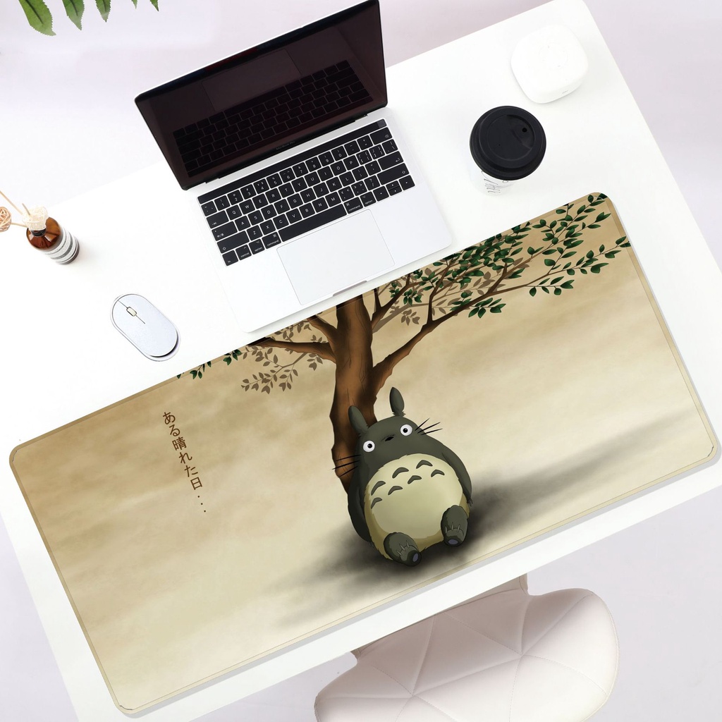 Tấm Lót Chuột Cỡ Lớn MousePad Chuyên Game Di Chuột Mượt Mà Không Thấm Nước Họa Tiết Hoạt Hình Cực Cute