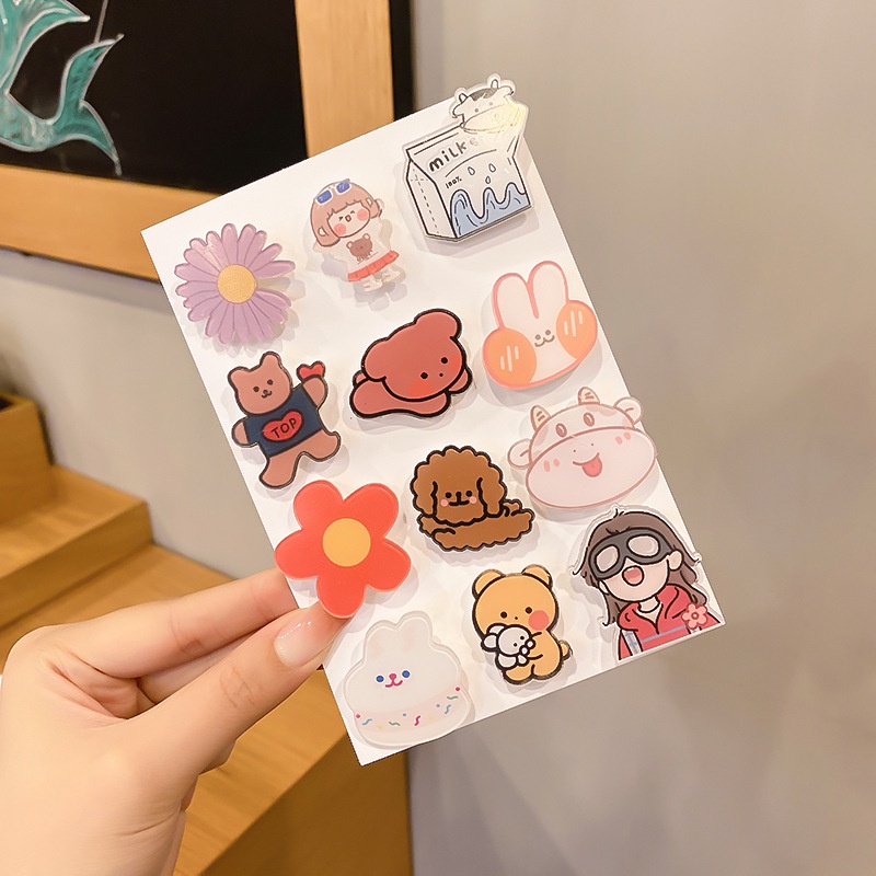 Huy hiệu cài áo Ahellogirl dễ thương thời trang