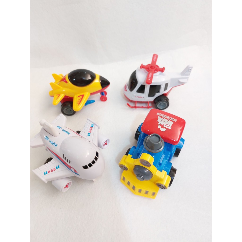 Set 4 ôtô phương tiện giao thông cho bé