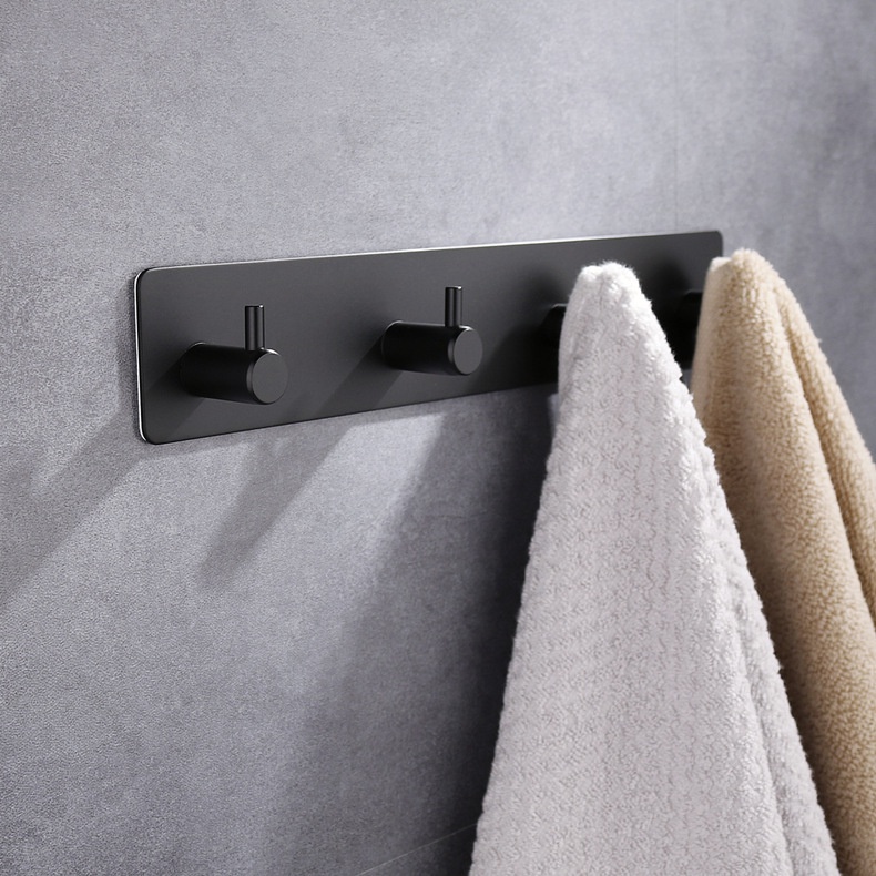 Móc treo quần áo, đồ dùng nhà tắm, nhà bếp dán tường inox 304 cao cấp Waternymph