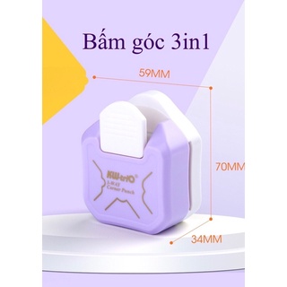 Dụng cụ bấm góc KW-triO 3in1 - Dụng cụ bấm góc giấy thủ công