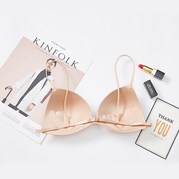 Áo Lót Nữ Không Gọng Nâng Ngực❤️FREESHIP❤️ Áo Bra nữ 2 dây hở lưng nâng vòng một tạo khe gợi cảm mã 818